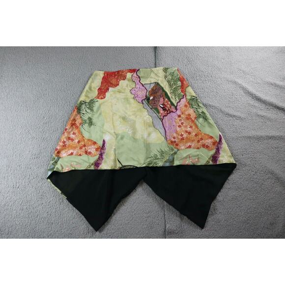 New Champagne Collection All That Glitters OS Wrap Shawl Asian Print Vintage - Picture 2 of 9